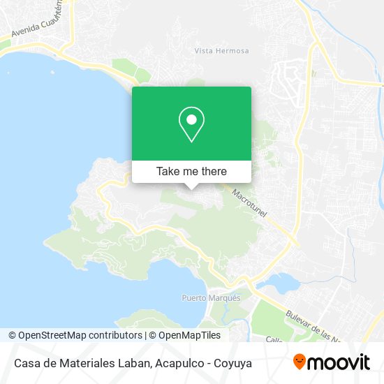 Casa de Materiales Laban map