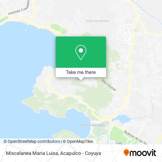 Mapa de Miscelanea Maria Luisa