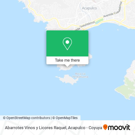 Abarrotes Vinos y Licores Raquel map