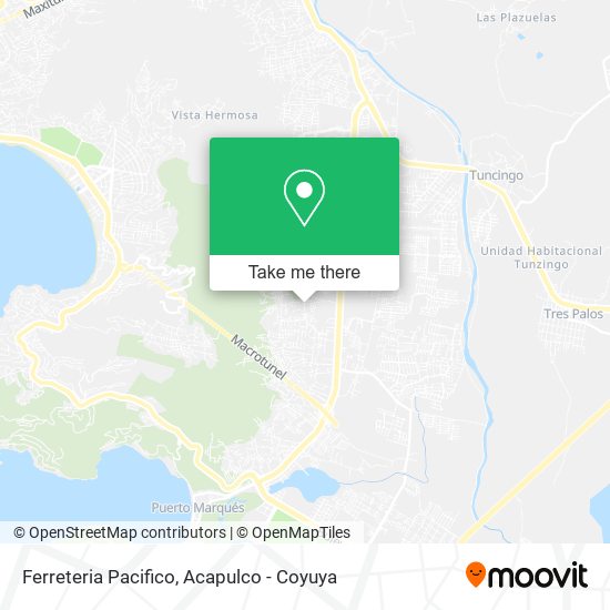 Mapa de Ferreteria Pacifico