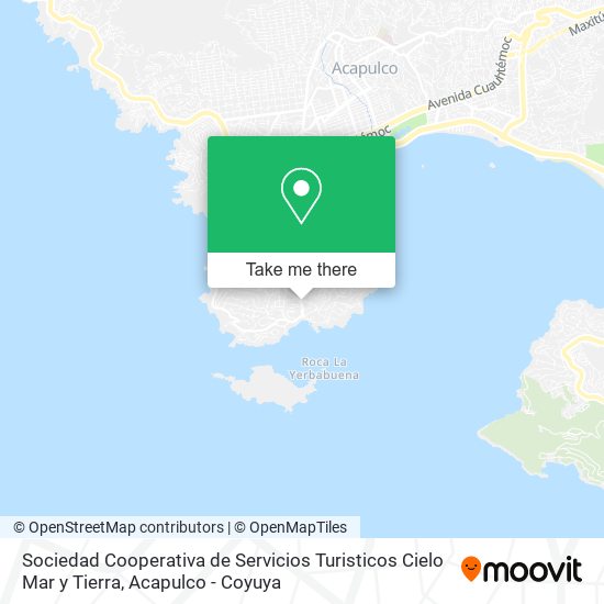 Sociedad Cooperativa de Servicios Turisticos Cielo Mar y Tierra map