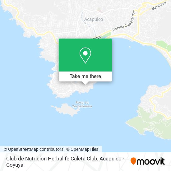 Club de Nutricion Herbalife Caleta Club map