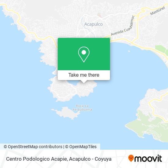 Centro Podologico Acapie map