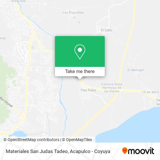 Mapa de Materiales San Judas Tadeo