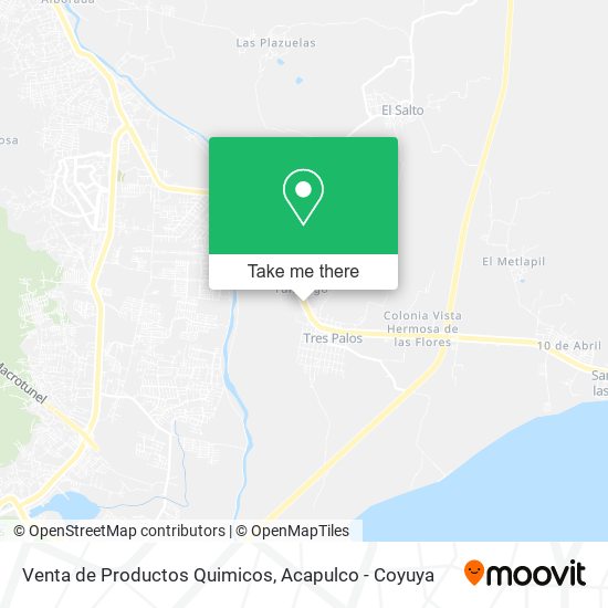 Venta de Productos Quimicos map