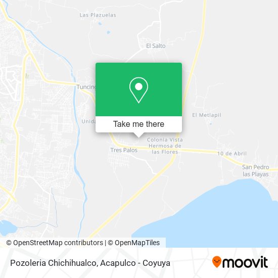 Mapa de Pozoleria Chichihualco