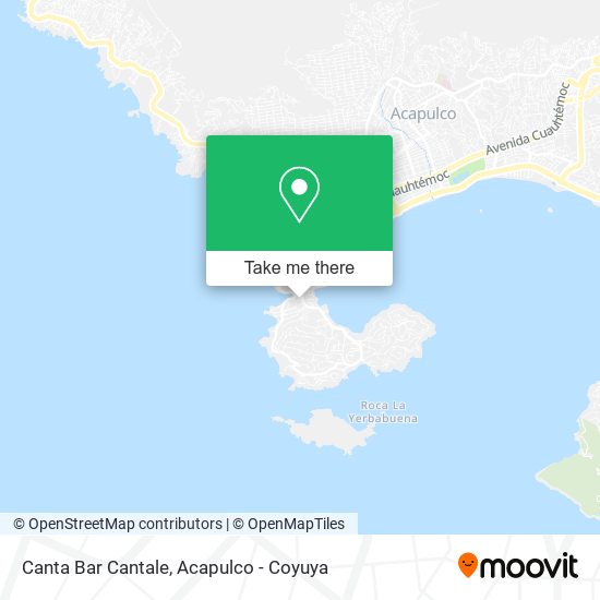 Canta Bar Cantale map