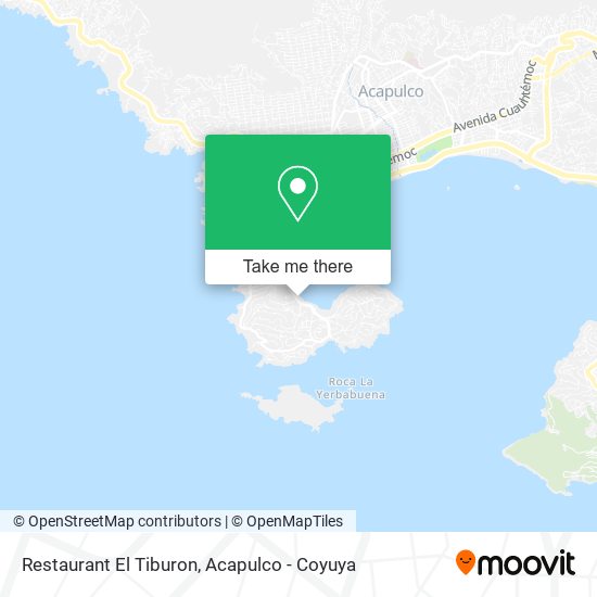 Restaurant El Tiburon map