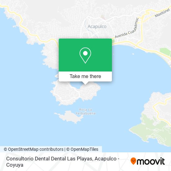 Mapa de Consultorio Dental Dental Las Playas