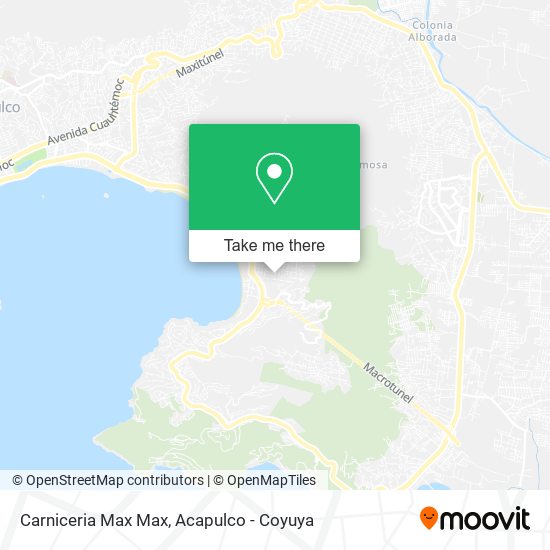 Mapa de Carniceria Max Max