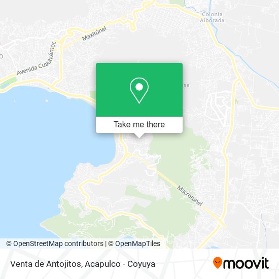 Venta de Antojitos map