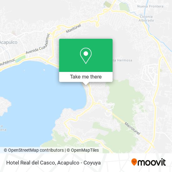 Hotel Real del Casco map