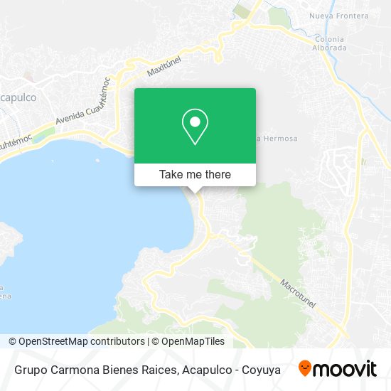 Grupo Carmona Bienes Raices map