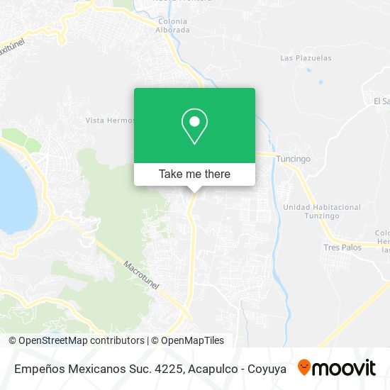 Mapa de Empeños Mexicanos Suc. 4225