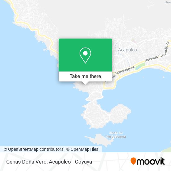 Cenas Doña Vero map