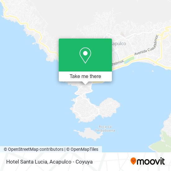 Mapa de Hotel Santa Lucia