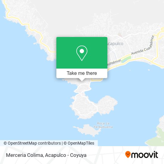 Mapa de Merceria Colima