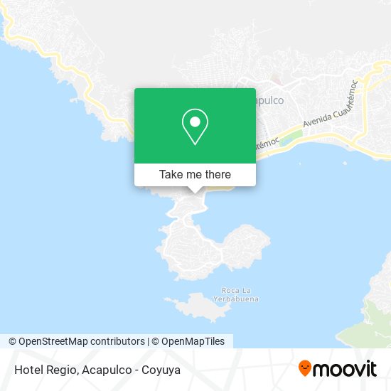 Hotel Regio map
