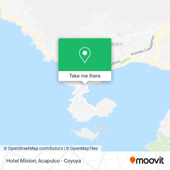 Hotel Mision map