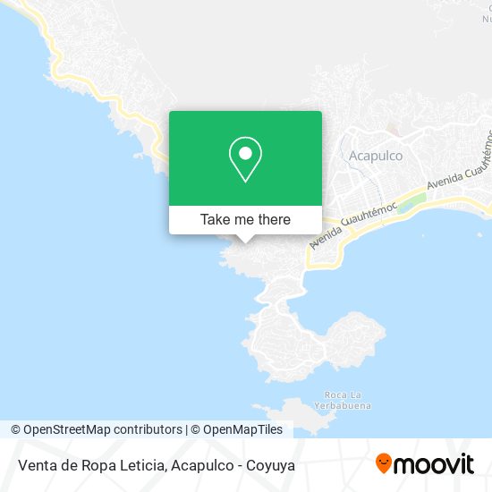 Venta de Ropa Leticia map