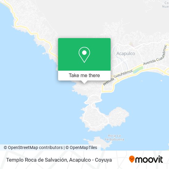 Mapa de Templo Roca de Salvación