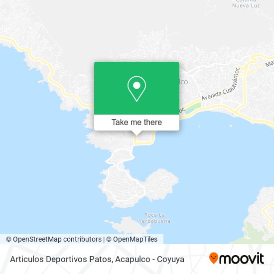 Mapa de Articulos Deportivos Patos