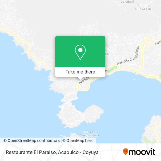 Restaurante El Paraiso map
