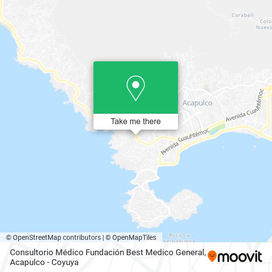 Mapa de Consultorio Médico Fundación Best Medico General