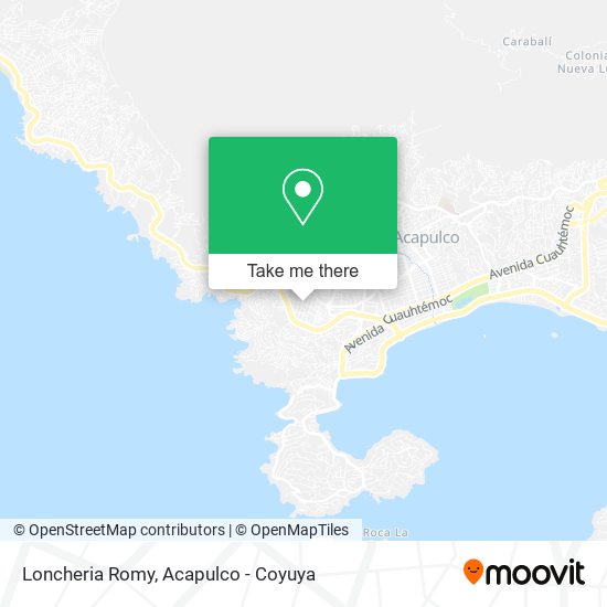 Loncheria Romy map