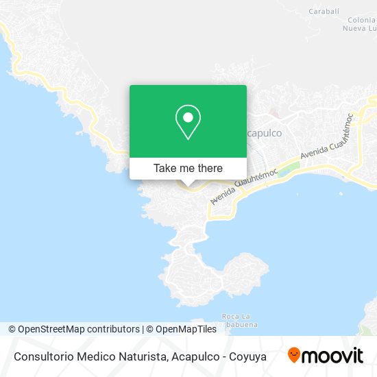 Mapa de Consultorio Medico Naturista