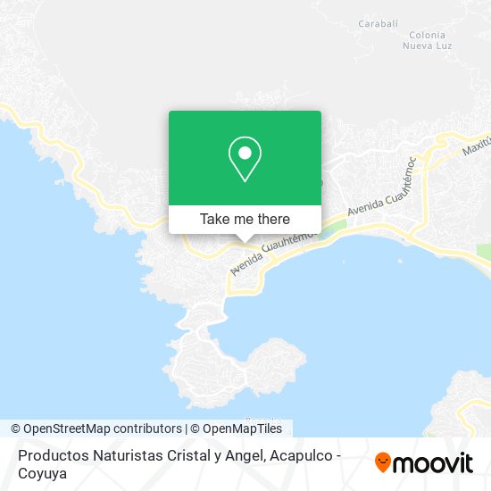 Productos Naturistas Cristal y Angel map