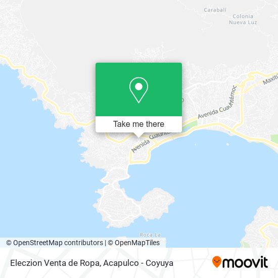 Mapa de Eleczion Venta de Ropa