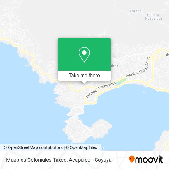 Muebles Coloniales Taxco map