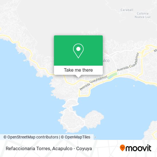 Refaccionaria Torres map