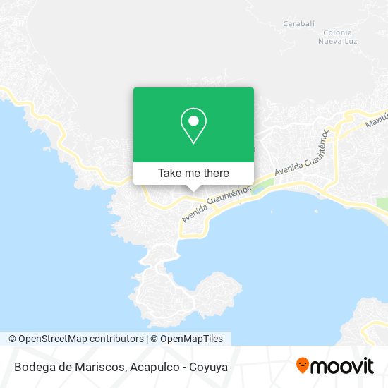 Bodega de Mariscos map