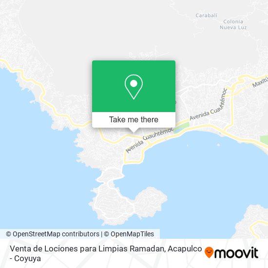 Venta de Lociones para Limpias Ramadan map