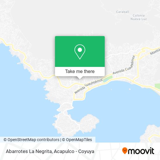 Abarrotes La Negrita map