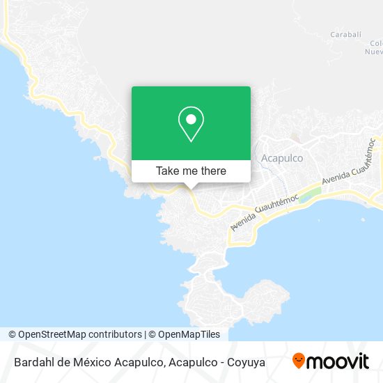 Bardahl de México Acapulco map