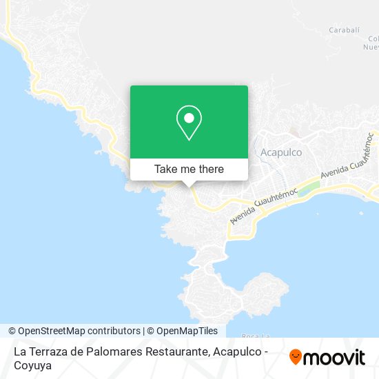 Mapa de La Terraza de Palomares Restaurante