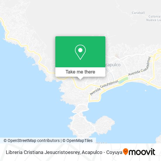 Mapa de Libreria Cristiana Jesucristoesrey