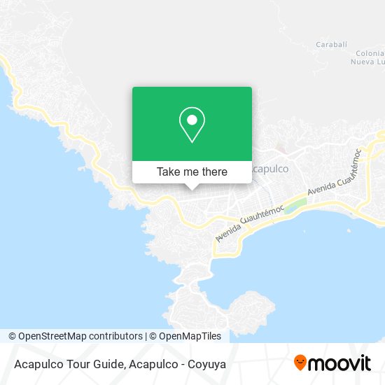 Acapulco Tour Guide map