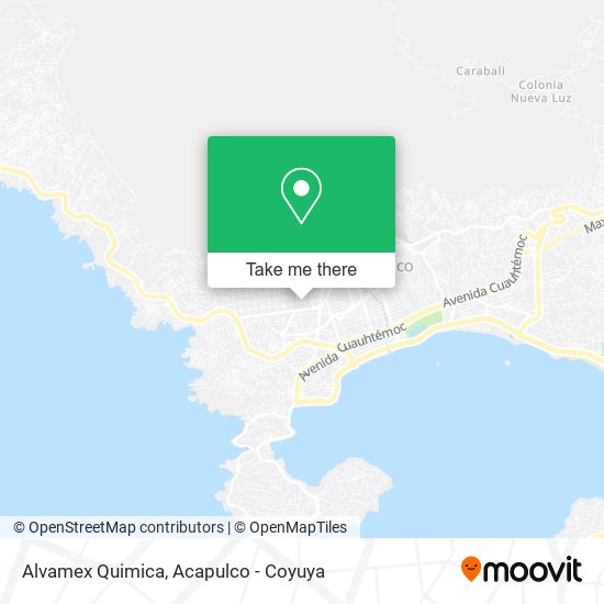 Alvamex Quimica map