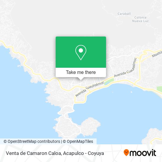 Venta de Camaron Caloa map