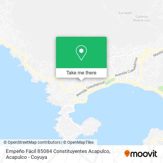 Empeño Fácil 85084 Constituyentes Acapulco map