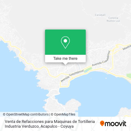 Venta de Refacciones para Maquinas de Tortilleria Industria Verduzco map