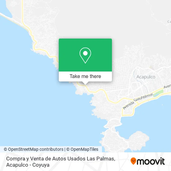 Compra y Venta de Autos Usados Las Palmas map