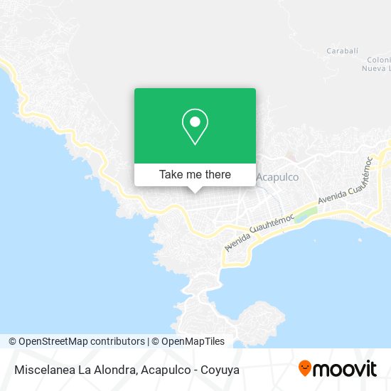 Miscelanea La Alondra map