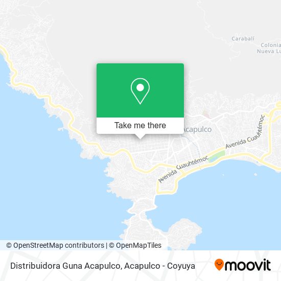 Distribuidora Guna Acapulco map