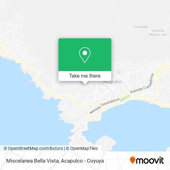 Miscelanea Bella Vista map