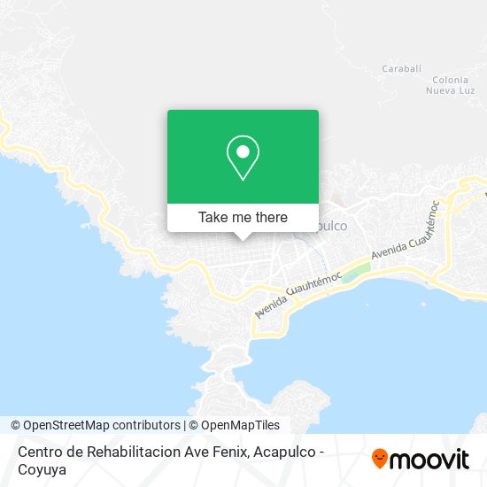 Centro de Rehabilitacion Ave Fenix map